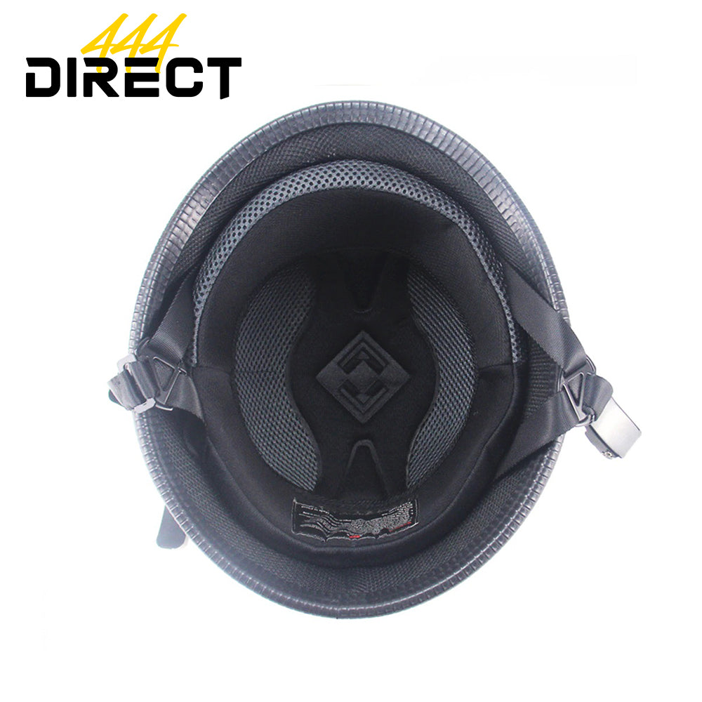 UNLEASHED GERMAN HELMET - GLOSS BLACK