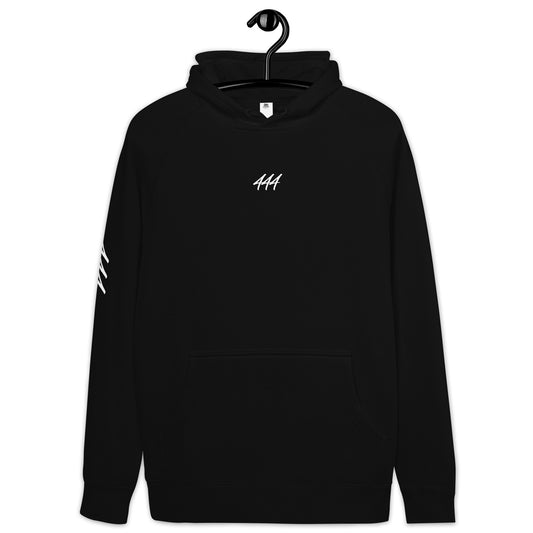 444 CUSTOM UNISEX HOODIE BLACK
