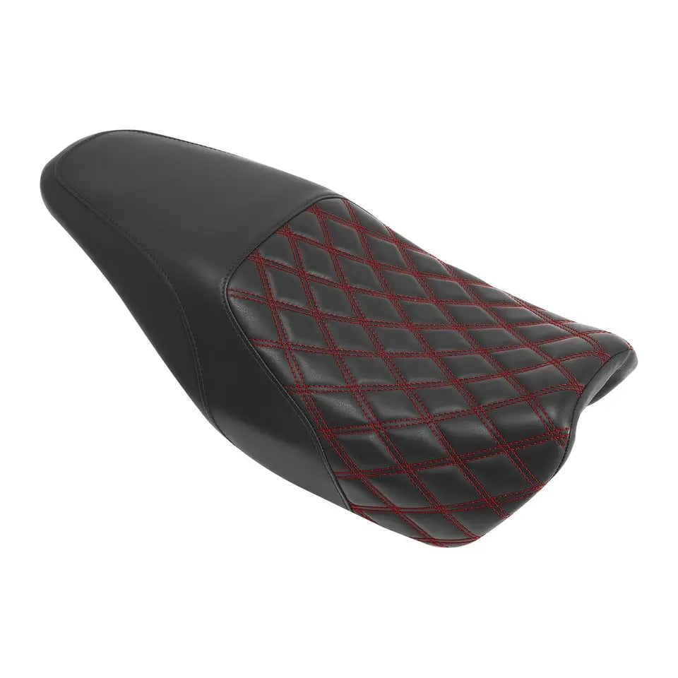 HARLEY DAVIDSON STREET 500, STREET 750, XG500, XG750 BLACK RED DIAMOND SEAT