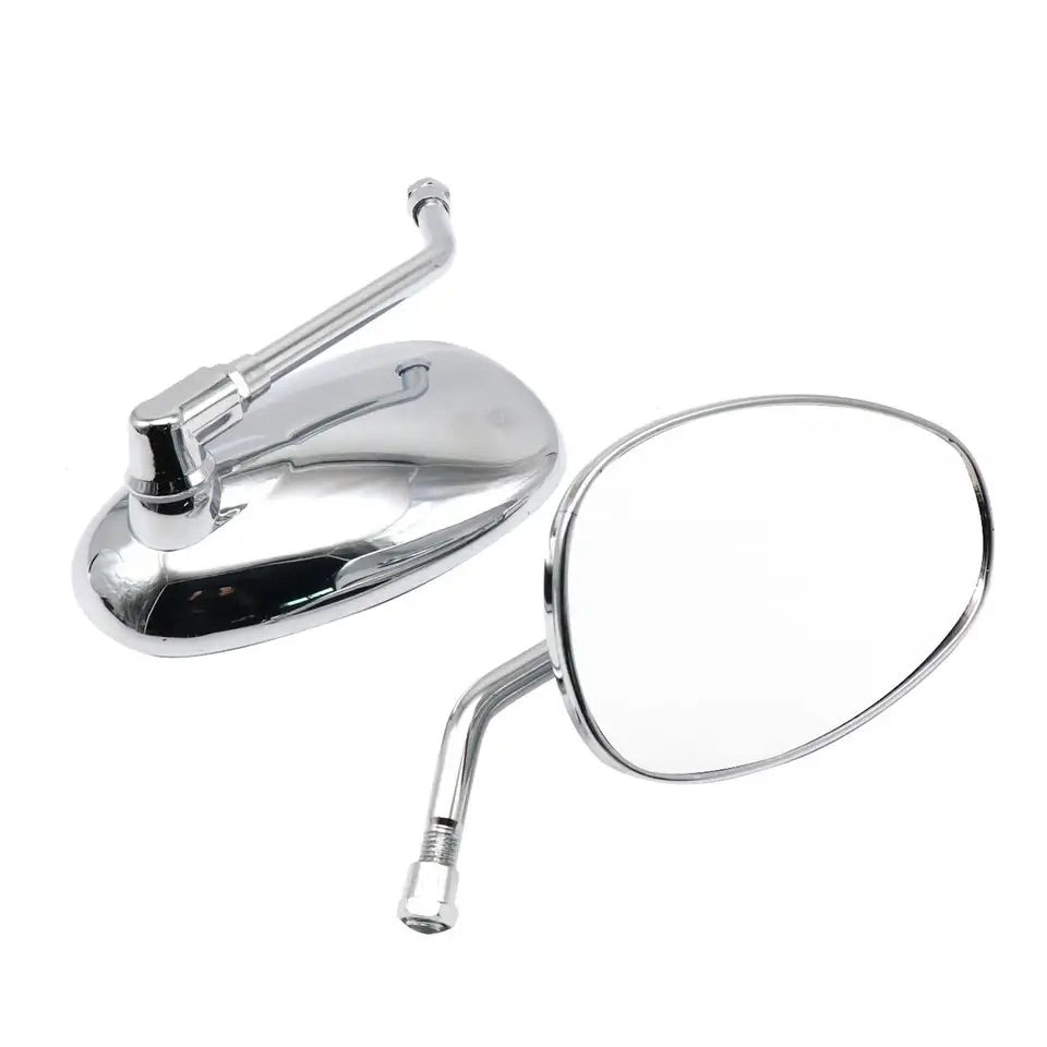 OVAL CHROME MIRROR