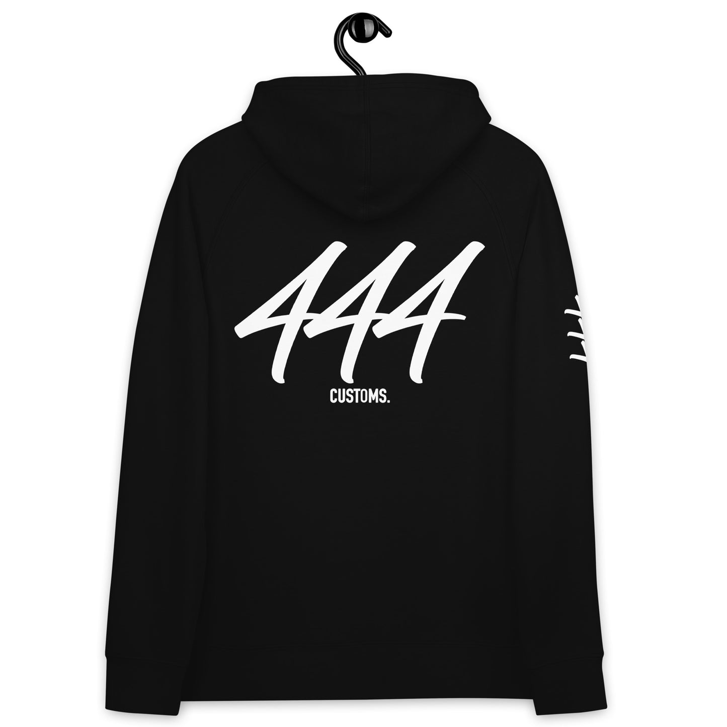 444 CUSTOM UNISEX HOODIE BLACK